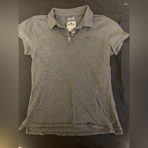 Hollister Charcoal Polo Shirt